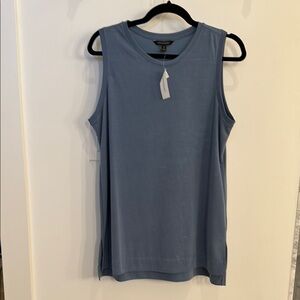 Blue Sleeveless Top